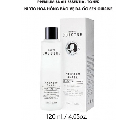 NƯỚC HOA HỒNG BẢO VỆ DA ỐC SÊN CUISINE BEAUTY BAKERY PREMIUM SNAIL ESSENTIAL TONER